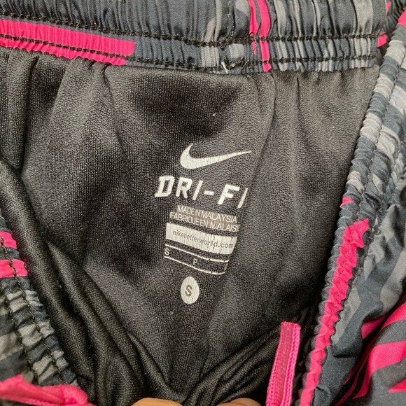 Nike Womens Athletic Shorts Multicolor Geometric Dri Fit Drawstring Waist S - Picture 12 of 12